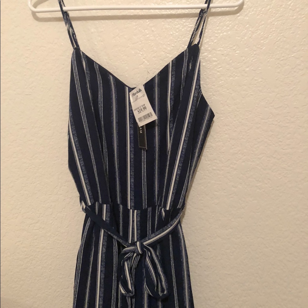 Striped jumpsuit
